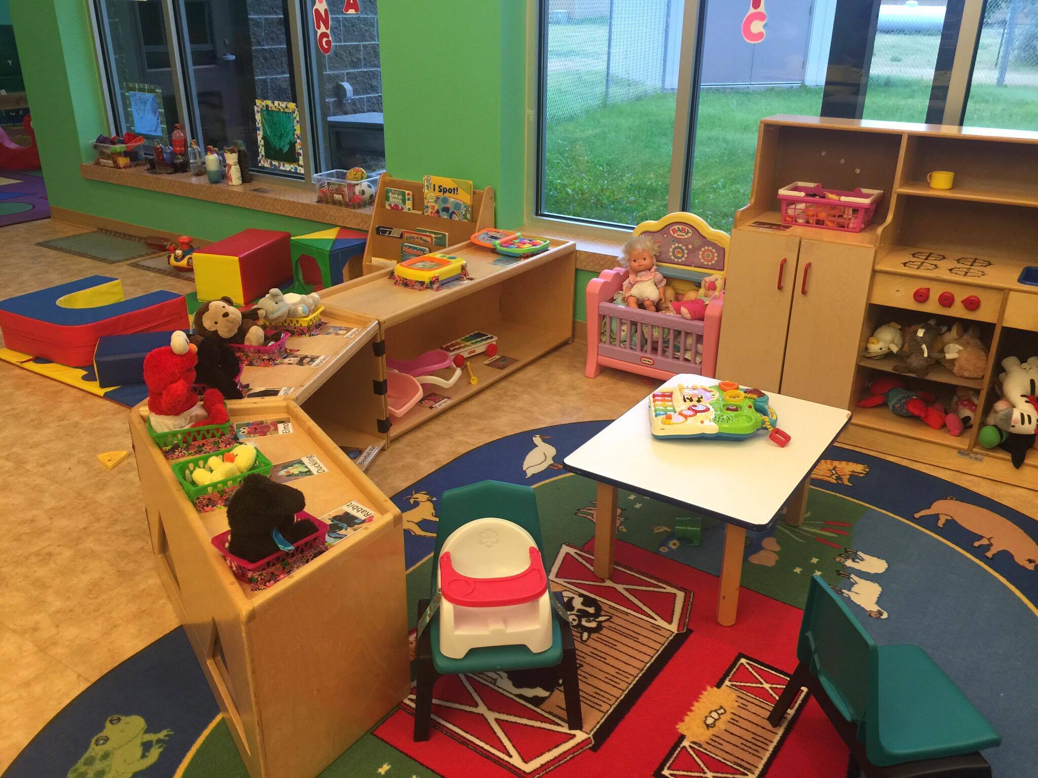 Sitting Bull College's "Kampus Kids" infant and toddler classroom.