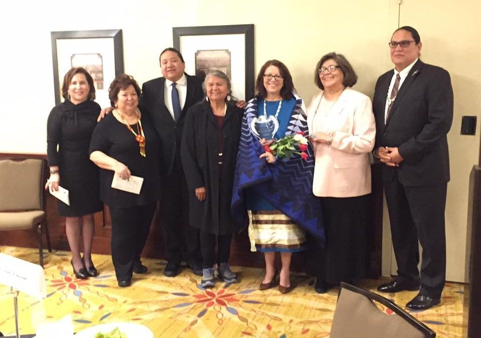 American Indian College Fund President Honored By National Indian Women’s “Supporting Each Other” Inc.