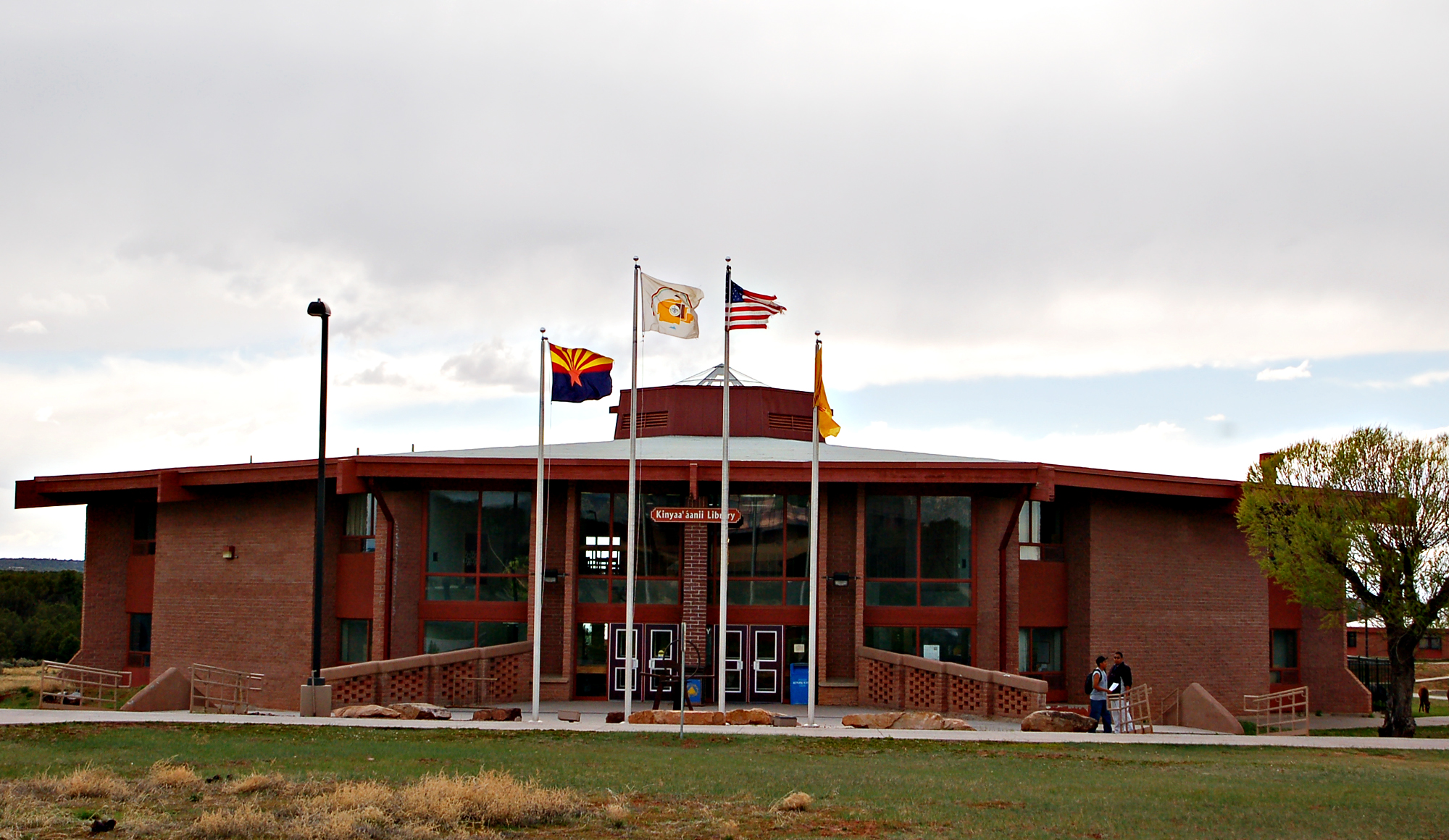 Photo of Library at Diné College, located in Tsaile, Arizona