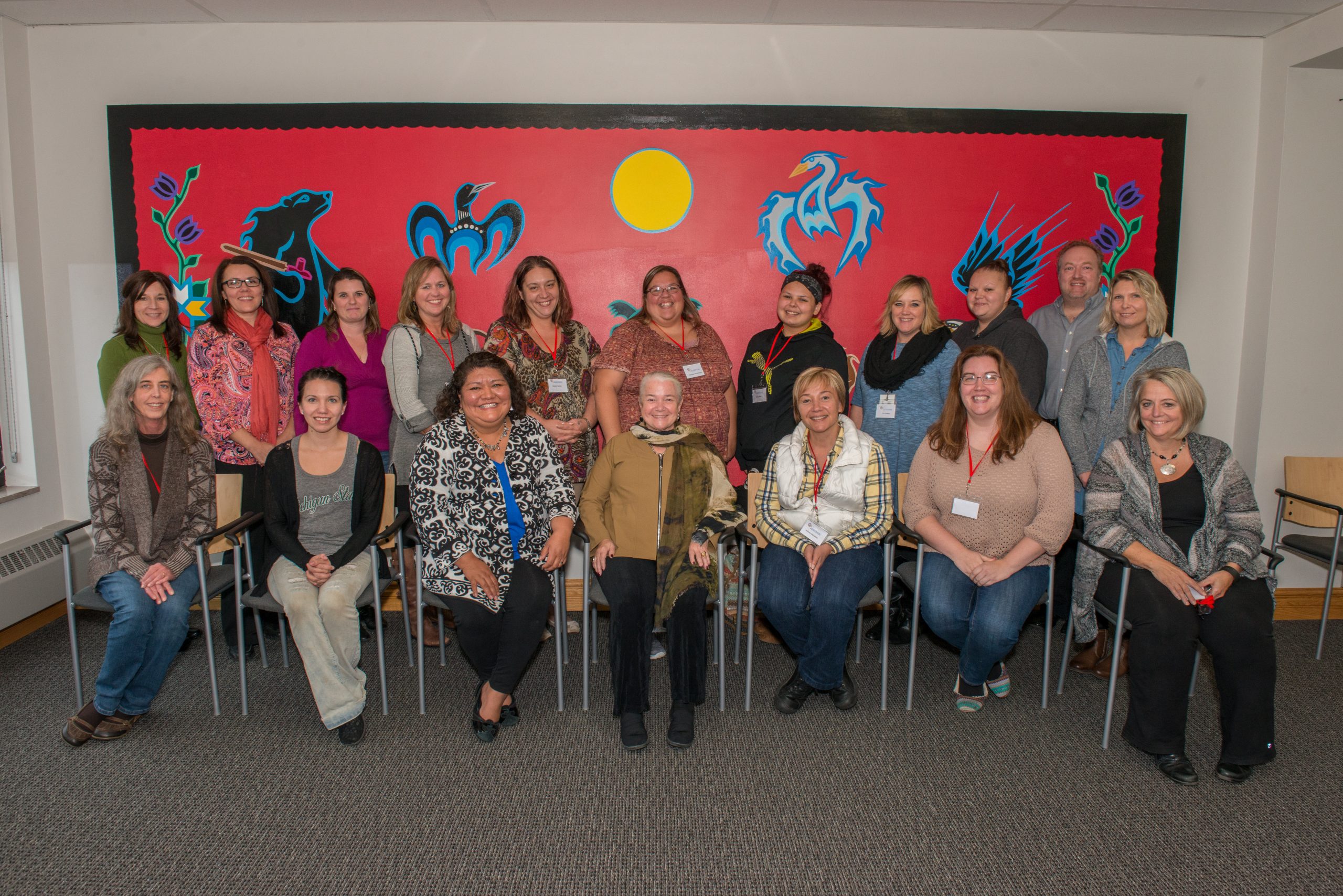 Keweenaw Bay Ojibwa Community College Restorative Teachings Initiative TCU grantee team