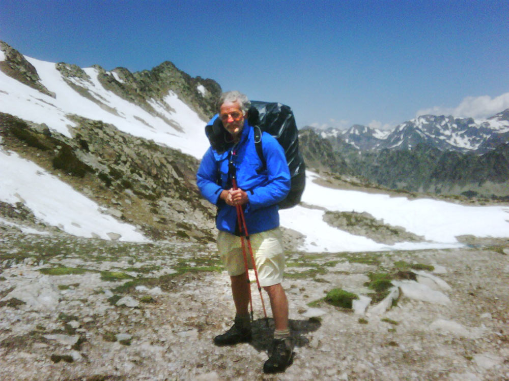 Dave Rogers on his 2010 Pyrenees trip.