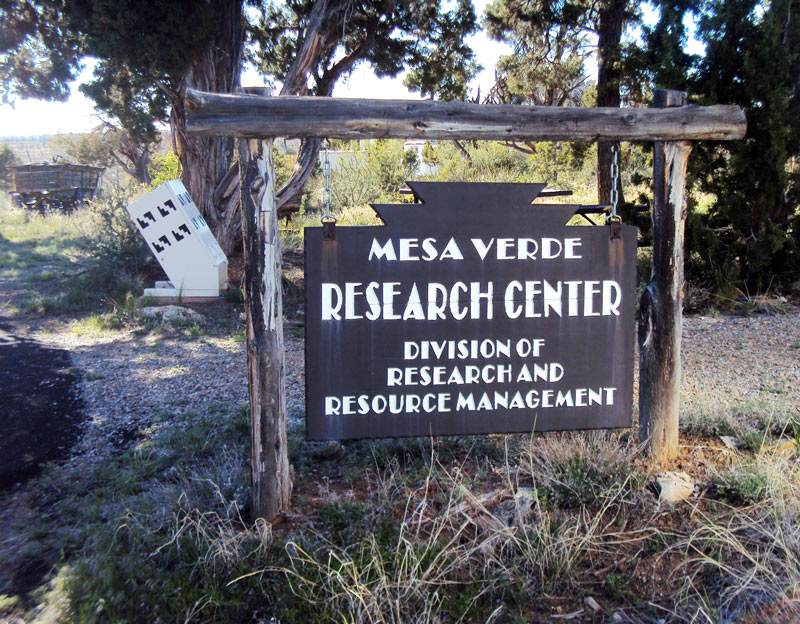 Photo of research center at Mesa Verde