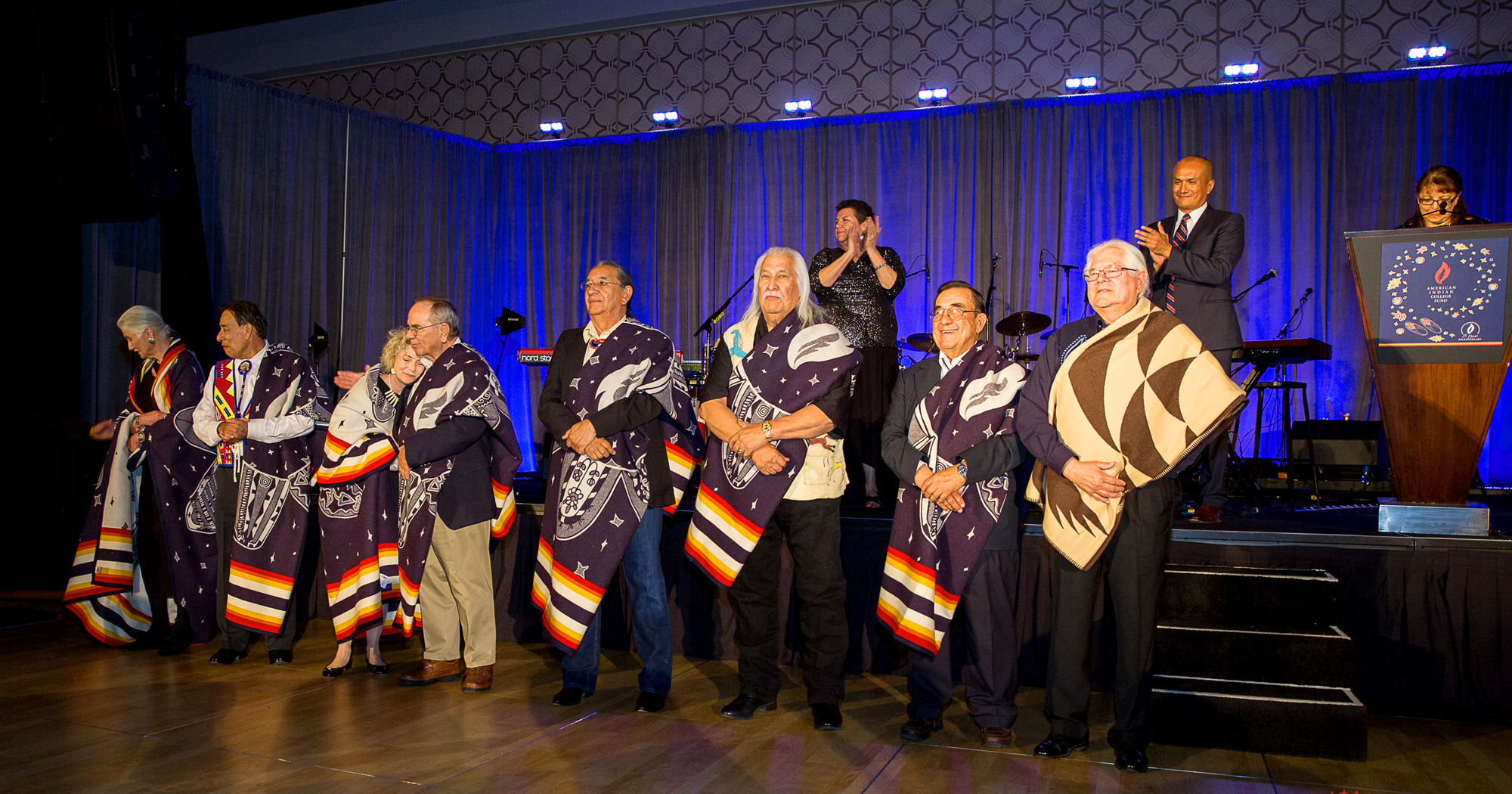 Founders Honored at the American Indian College Fund 25th Anniversary Gala in Los Angeles.