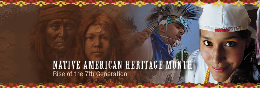 Native American Heritage Collage Banner