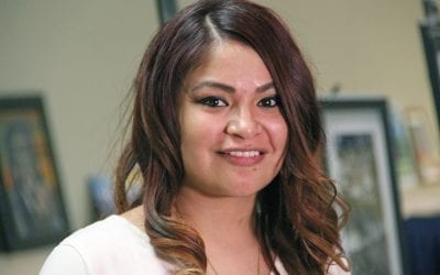 Cankdeska Cikana Community College Student Sets an Example For Her Family, and Her Tribe