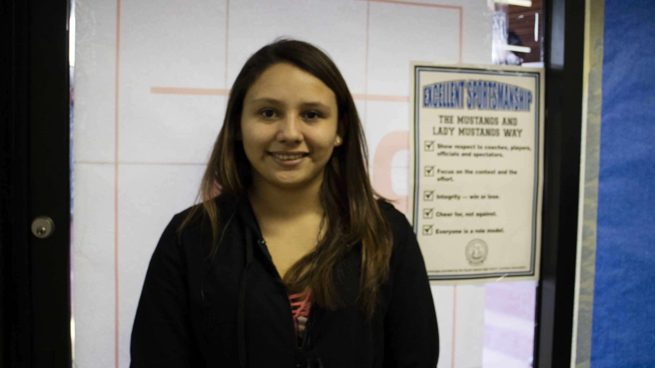 a senior at Little Wound High School in Kyle, S.D. is a Native Pathways program participant.
