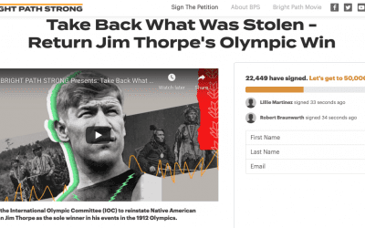 American Indian College Fund Supports Resolution to Restore Olympic Record to Legendary Native American Athlete Jim Thorpe