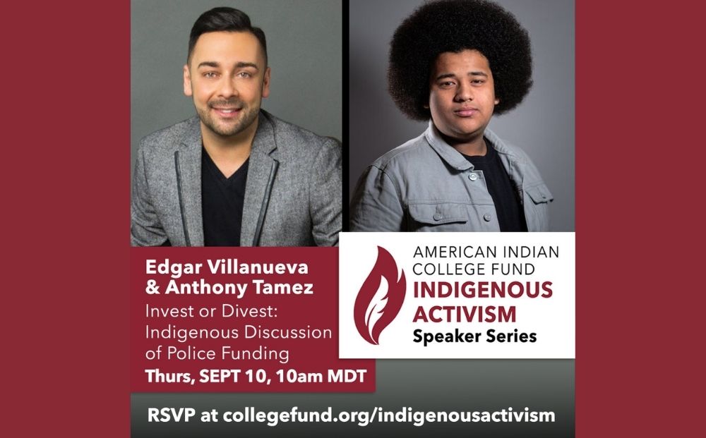 Edgar Villanueva & Anthony Tamez discuss the duality of thoughts of investing or divesting from police funding from an indigenous perspective.