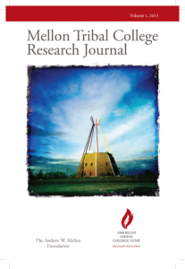 Mellon Tribal College Research Journal V1, 2013