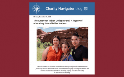 Charity Navigator Highlights the American Indian College Fund