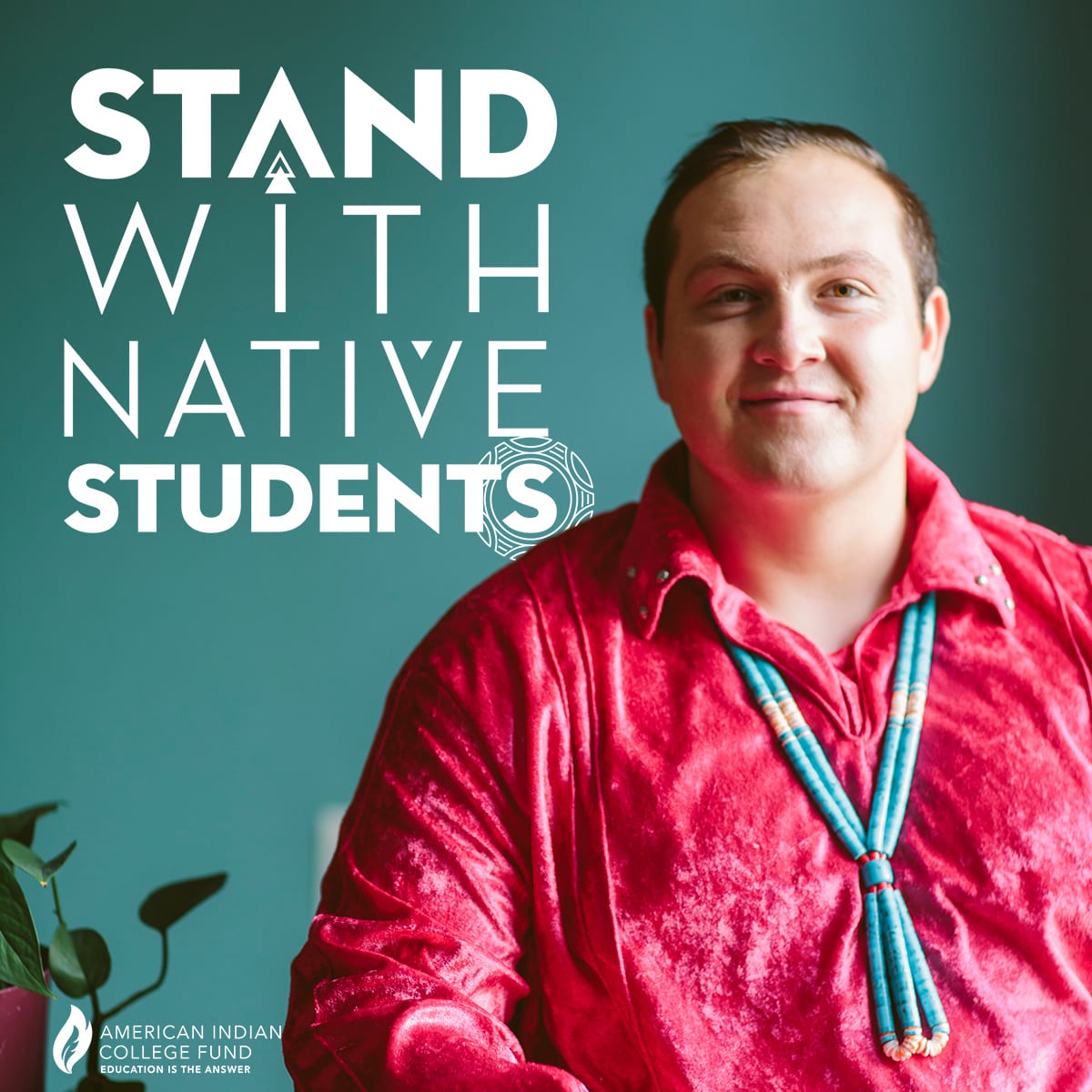 Stand with Native Students (white)