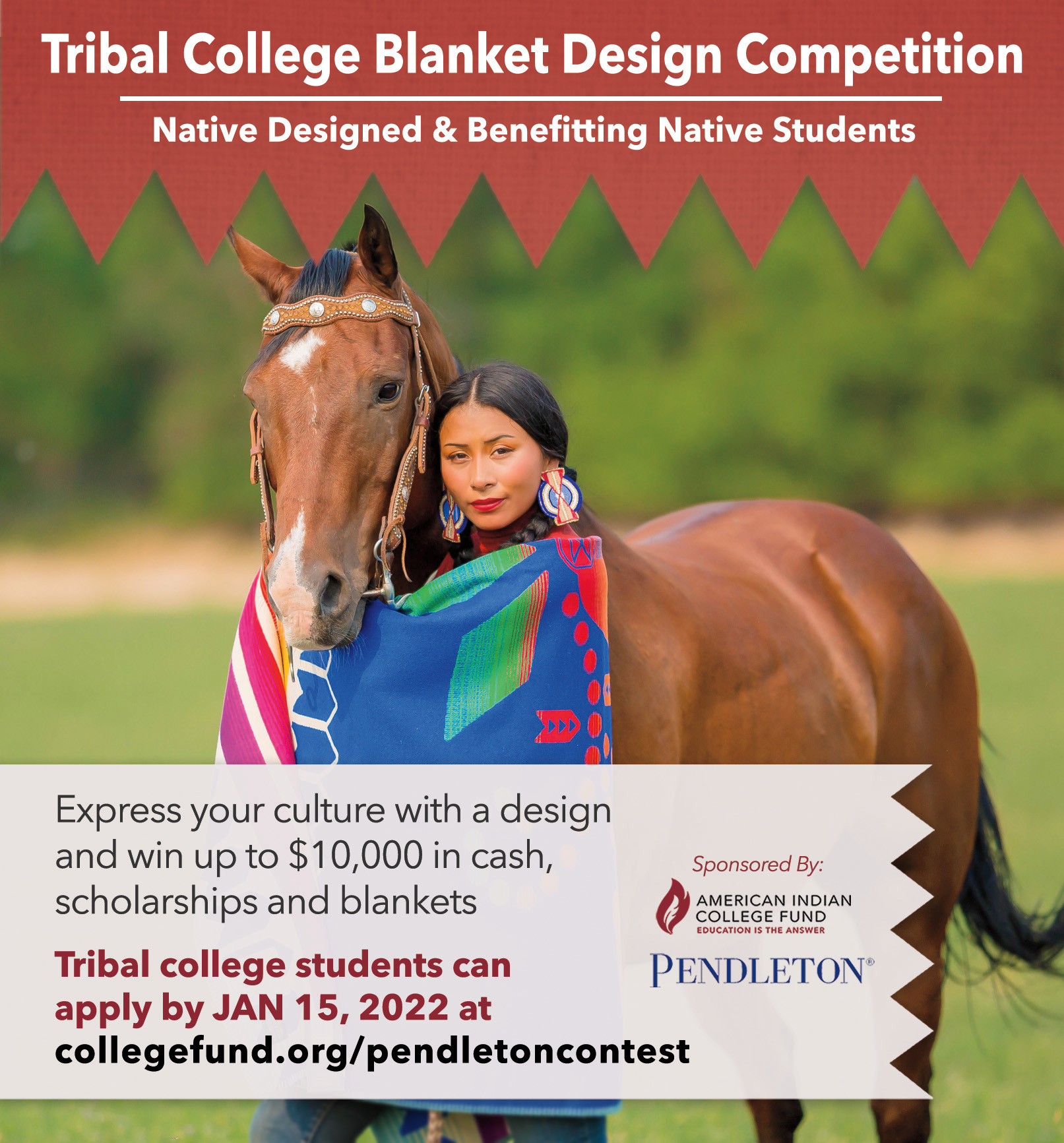 Pendleton Tribal College Blanket Design Competition 