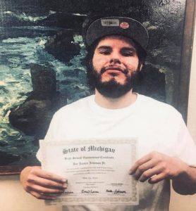 Saginaw Chippewa Tribal College has a successful GED program, helping students like Joe succeed at their own pace.