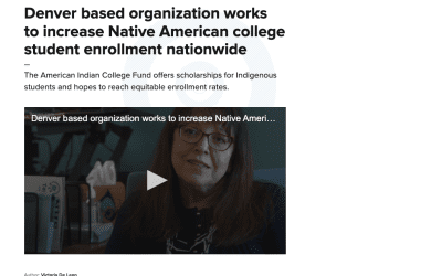College Fund Works to Increase Native Student Enrollment