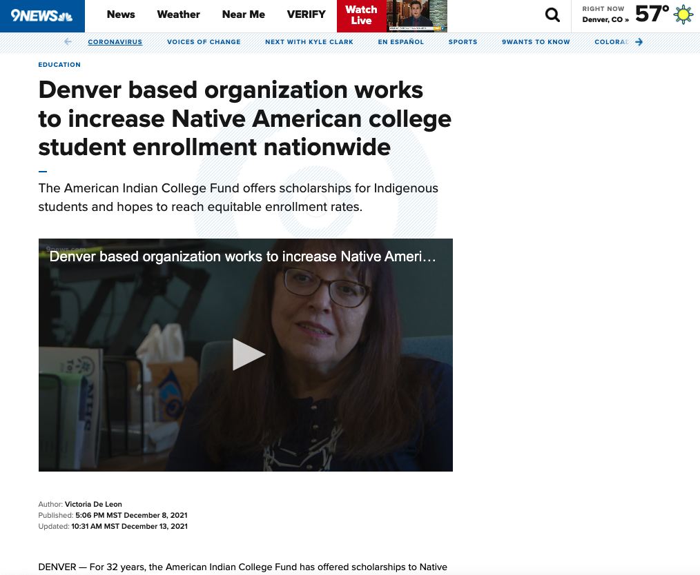Denver group pushes to boost Native American college enrollment