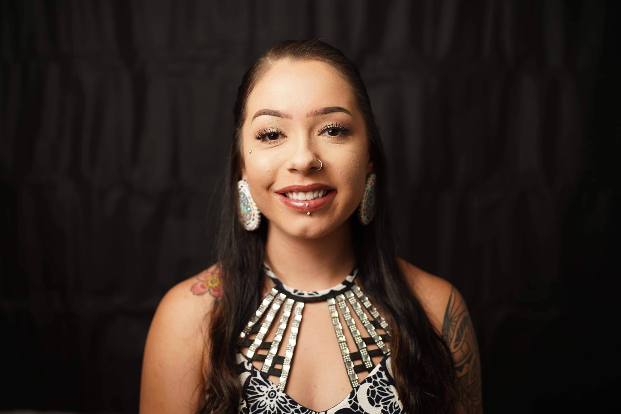 ArriAnna Henry (Confederated Salish and Kootenai Tribes, Bitterroot Salish) an American Indian College Fund Indigenous Visionary and student at Salish Kootenai College on the Flathead Indian Reservation in Pablo, Montana.