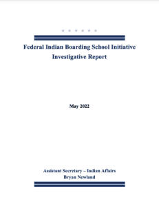 Download the Federal Boarding School Initiative Investigative Report (PDF)