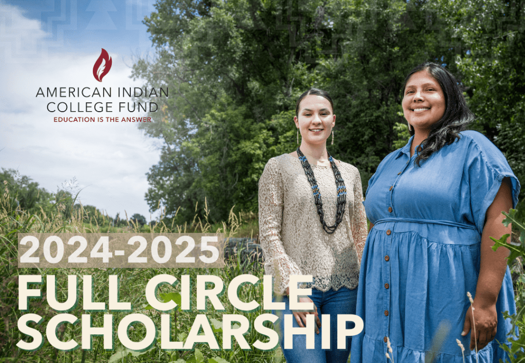 Photo From Left to Right: Tori McConnell (Yurok and Karuk Tribes), 2023-2024 Missi Indian World/2020-2021 Student Ambassador, and Amanda Charger (Lower Brule Sioux Tribe), 2023-2024 Student Ambassador.