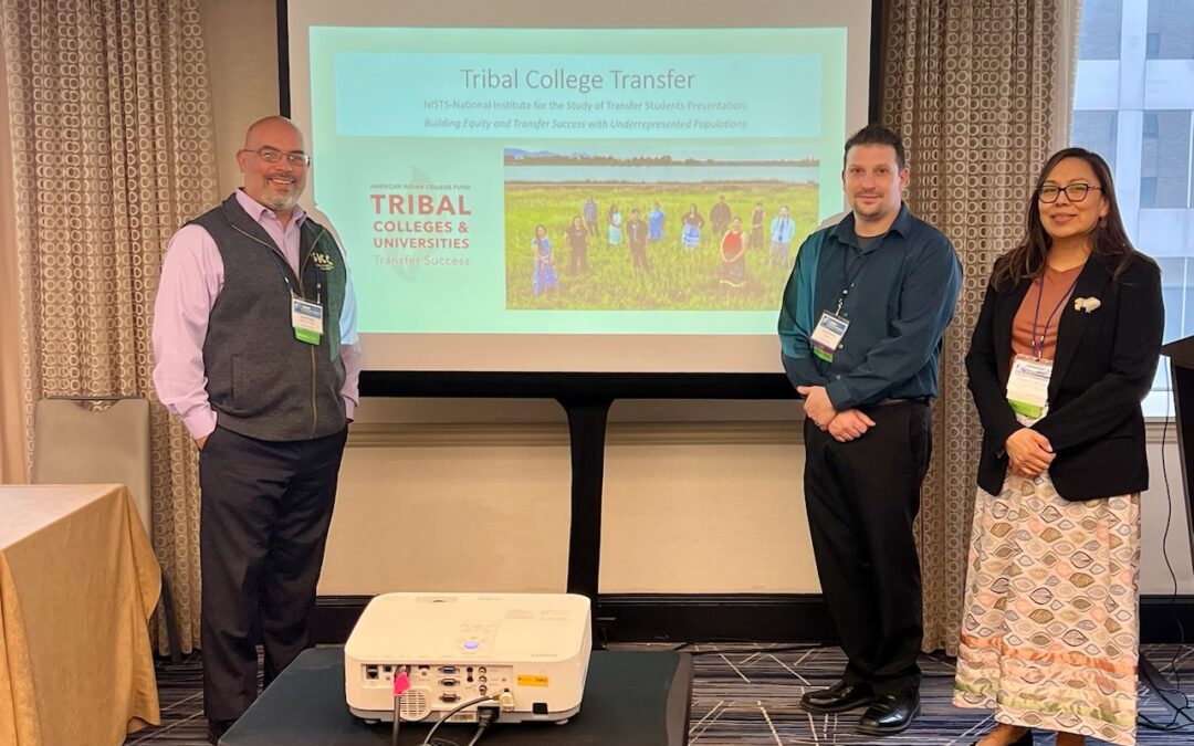 The American Indian College Fund presented at the 2024 National Institute for the Study of Transfer Students Conference