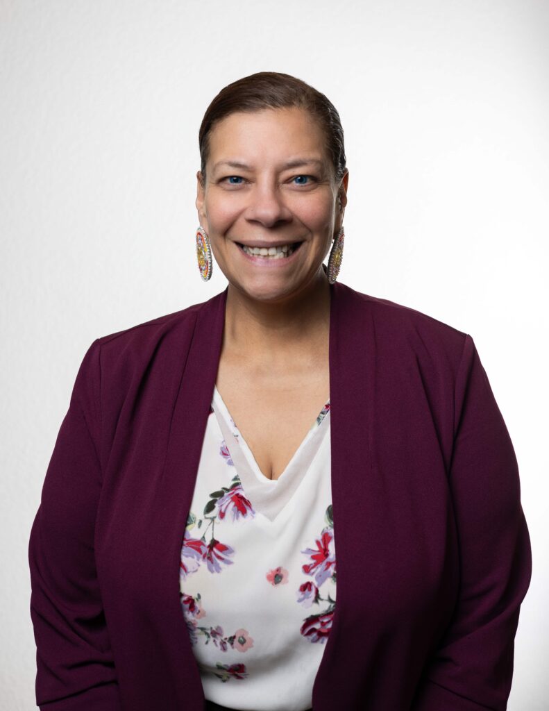 Ann Wadsworth Cante’ Wast’e Wiya (Enrolled Member of Spirit Lake Nation), Cankdeska Cikana Community College Executive Assistant 2023-2024 Indigenous Visionaries Fellow