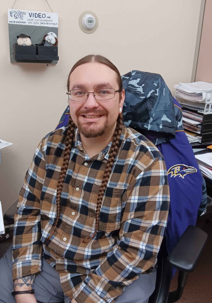 Braydon Fitzpatrick is the American Indian Studies Instructor/Advisor at ANC.
