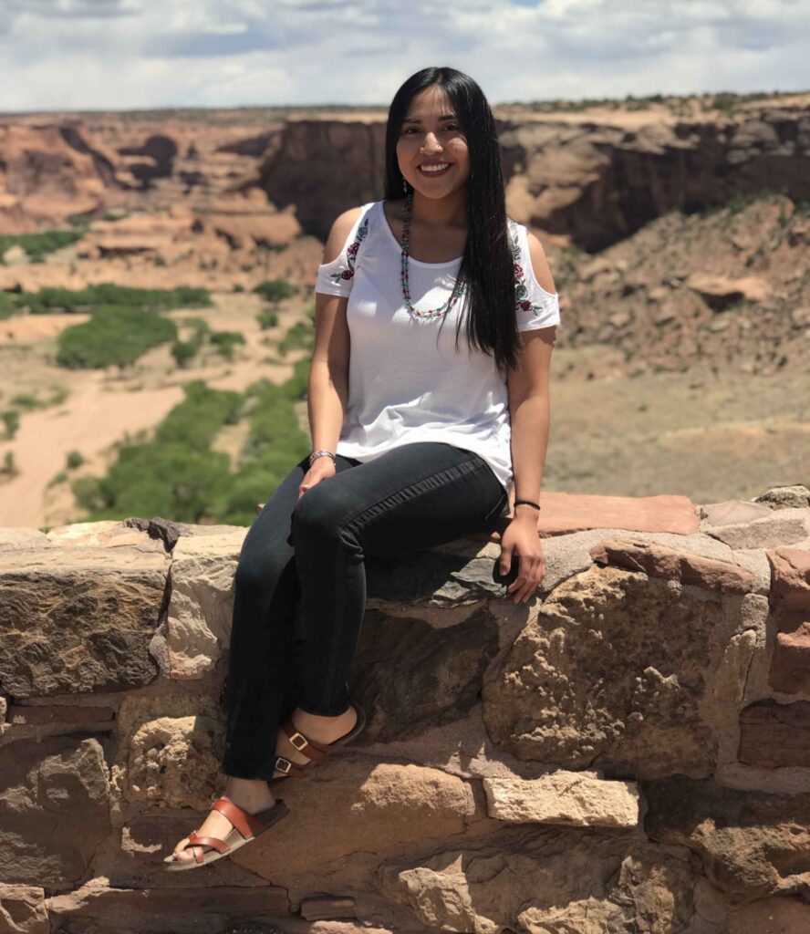 Nizhona, is one such student. A proud member of the Diné, Nizhona is currently studying Public Health.