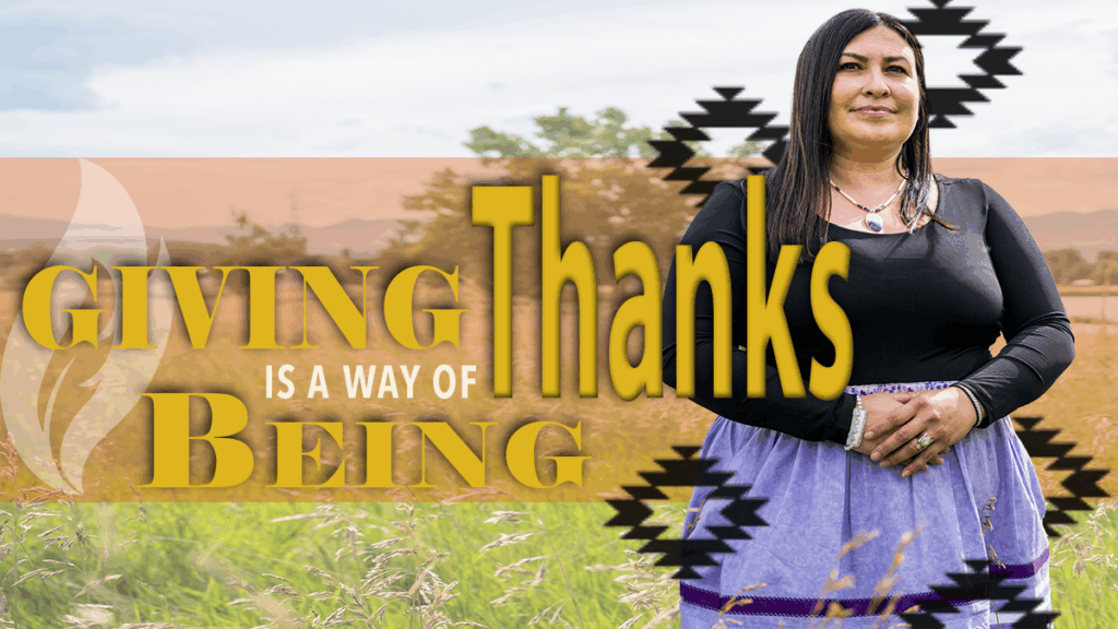 Chenoa Webster (Oneida), an American Indian College Fund student ambassador and scholar.