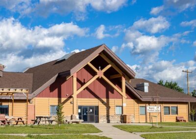 Blackfeet Community College Beaver Painted Lodge