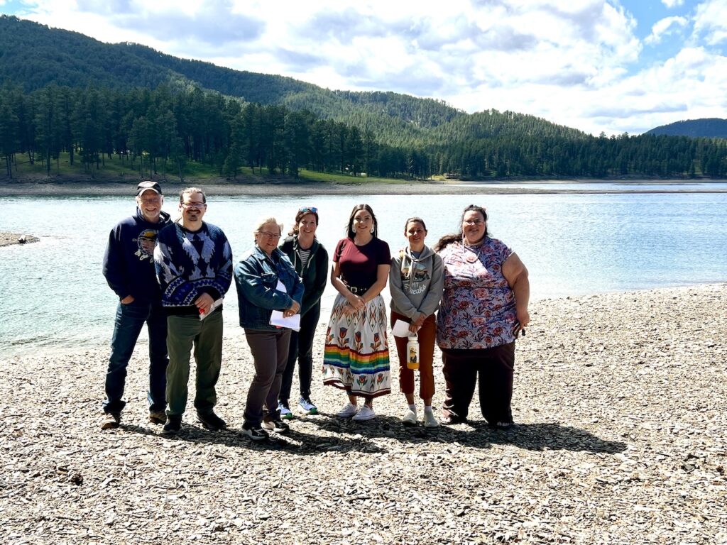 Representatives from the American Indian College Fund and partnered tribal colleges and universities attend the Tiyata Wan Unkagapi (We Are Making a Home) Environmental Stewardship Convening.