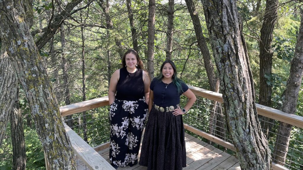 2026 Student Engagement and Communications team at Turtle Mountain College’s Anishinabe Campus