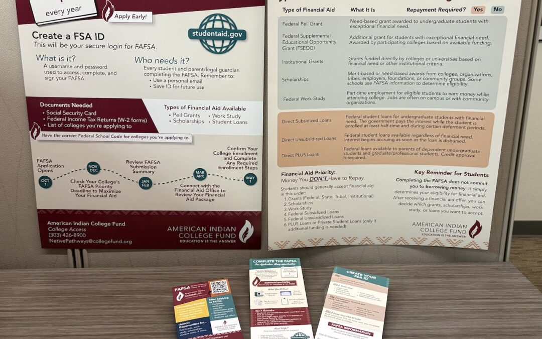 American Indian College Fund Publishes FAFSA Outreach Kit to Support Students and Families